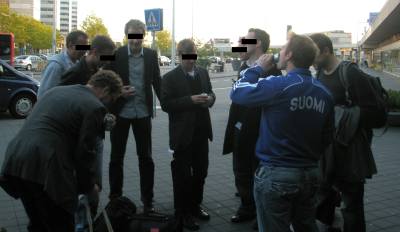 Arriving in Amsterdam