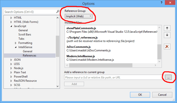 JavaScript references JavaScript references