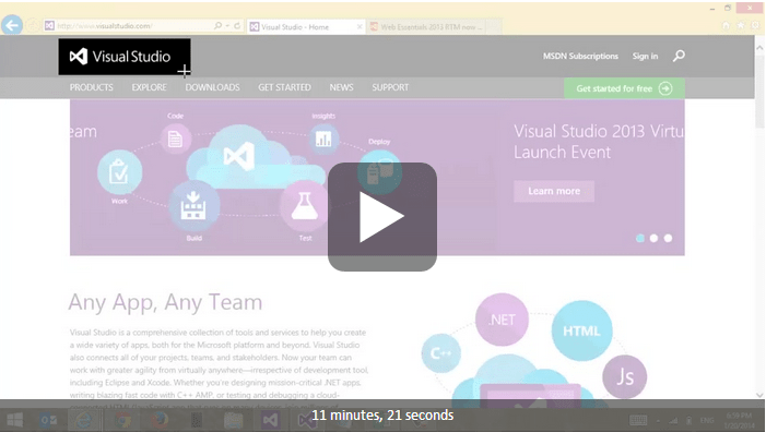 Image workflow in Web Essentials and Visual Studio 2013