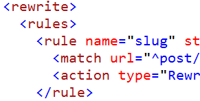 image URL rewrites ing web.config
